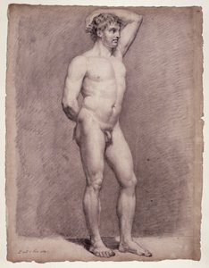 Étude académique du nu masculin